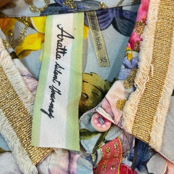 Aratta Multicolor Floral Blouse - Picture 14 of 16